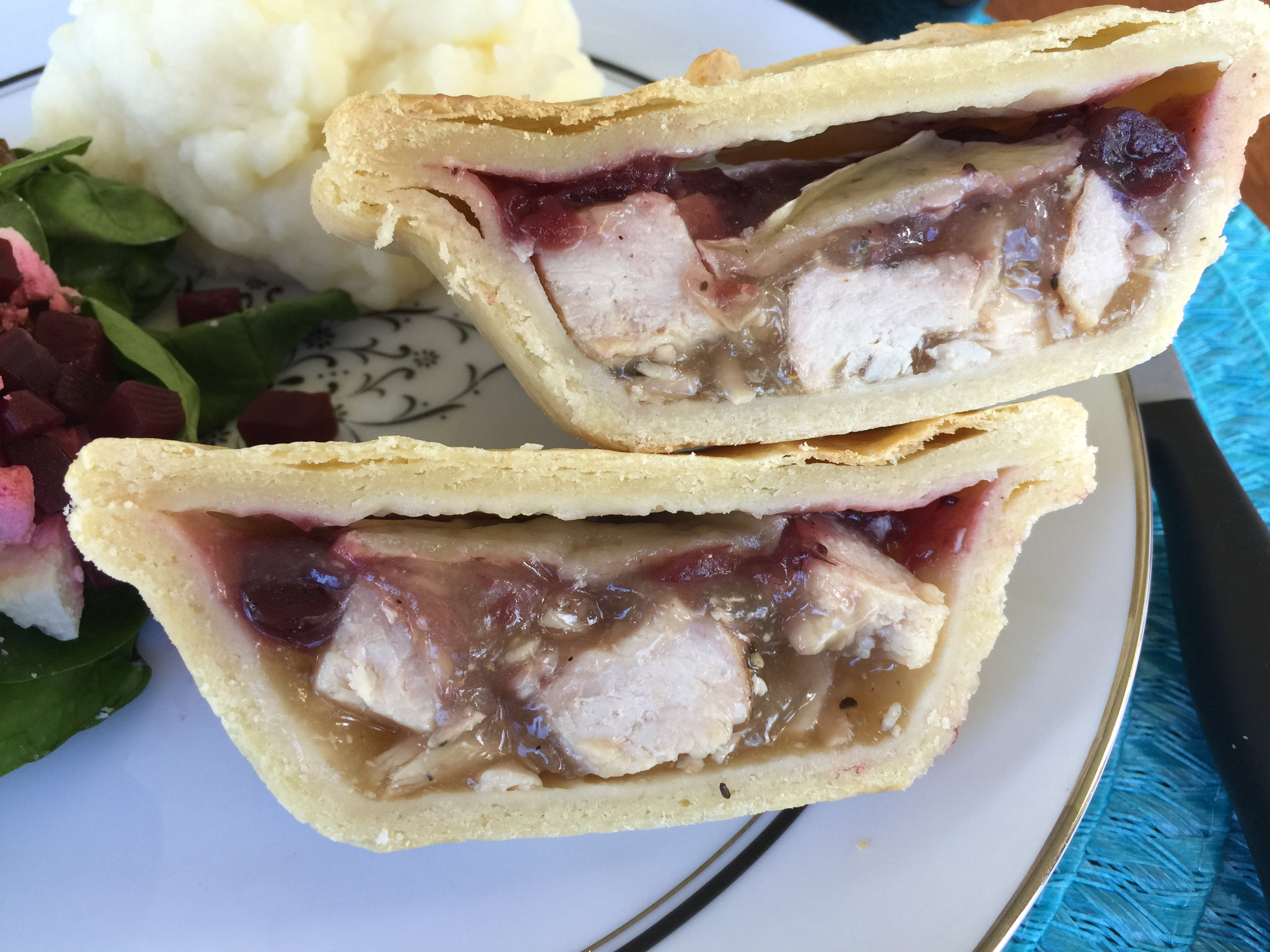 🦘 Pie of the Month -  Turkey, Cranberry & Brie